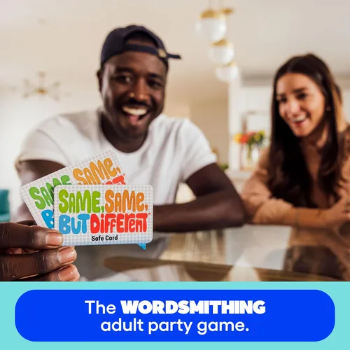 Miniatura 2 de Lo mismo pero diferente por relacionable, juegos para adultos para reuniones sociales de la noche de juegos, incluye 350 tarjetas, 8 marcadores