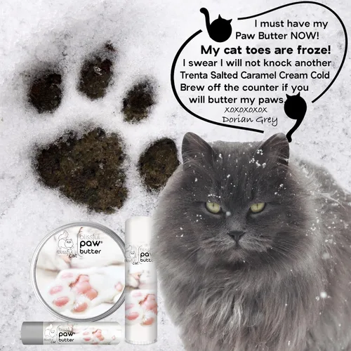 Miniatura 4 de The Blissful Cat Paw Butter, hidratante para almohadillas secas para patas, suaviza y protege una pata áspera, versátil bálsamo para patas de gato