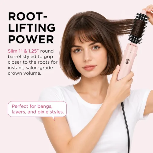Miniatura 2 de Cepillo Secador de Cabello y Secador con Cepillo en uno, Aima Beauty Cepillo Redondo de 1.25'' Secador con Cepillo Cepillo de Aire Caliente Iónico