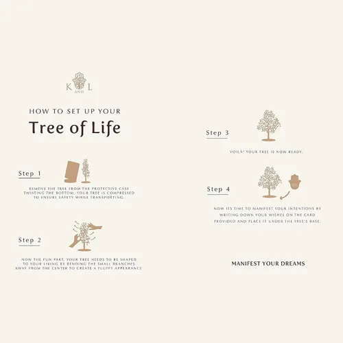 Miniatura 8 de KARMA AND LUCK, Invigorate Feng Shui Árbol de la Vida Decoración del Hogar con piedras preciosas reales, envuelto a mano con alambre de cobre sobre