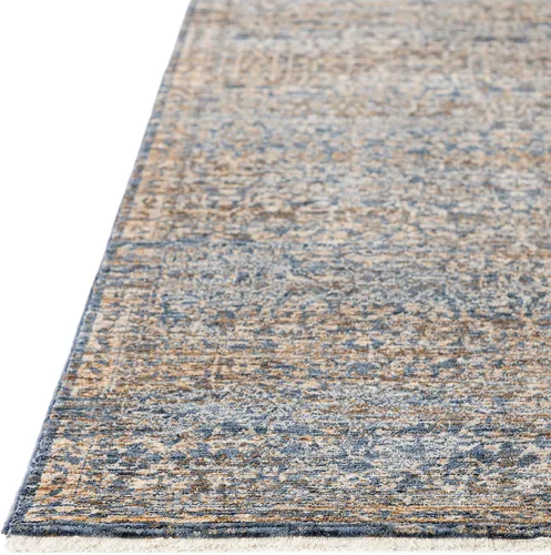 Miniatura 5 de Dalyn Rugs Yarra YA2 - Alfombra rectangular suave azul de 1 pies 8 pulgadas x 2 pies 6 pulgadas, fácil de limpiar, no se desprende, para dormitorio