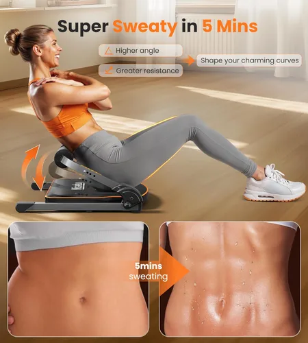 Miniatura 2 de Niceday Equipo de Entrenamiento Abdominal, Máquina de Abdominales para Entrenamiento de Estómago, Máquina Entrenadora de Abdominales para el Hogar