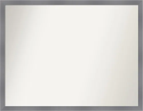 Miniatura 168 de Amanti Art Espejo personalizado, espejo de baño gris plomo a rayas, espejo de pared o espejo de tocador de baño sobre el fregadero