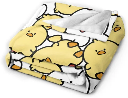 Miniatura 3 de Manta de pollo, linda manta de gallina de dibujos animados súper suave y cálida, para niñas, regalos para sofá, dormitorio, sofá oficina, manta