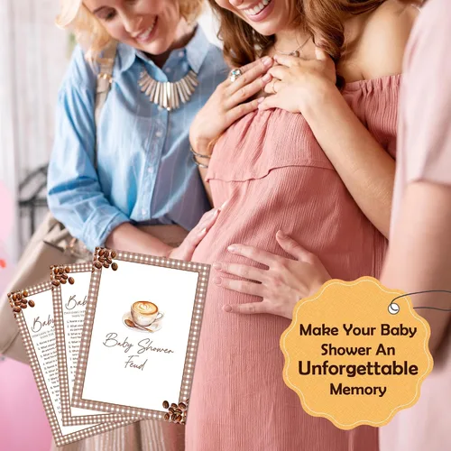Miniatura 6 de Baby Feud - Juego de baby shower, estilo café, divertidas tarjetas de relleno para niños y niñas, decoración de mesa de fiesta de revelación