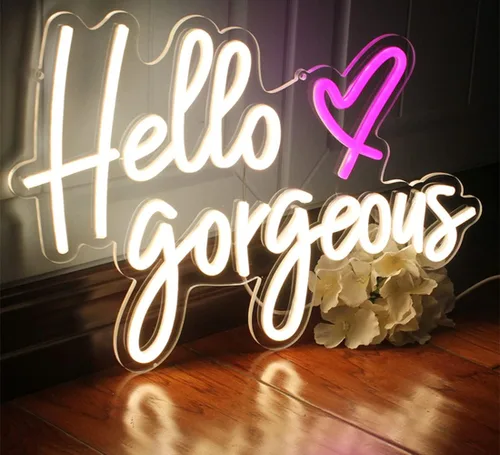 Miniatura 14 de DAKABUKA Better Together - Letreros de neón LED de neón blanco cálido para decoración de pared de despedida de soltera, fiesta de compromiso