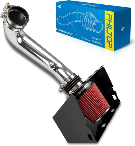 Miniatura 47 de PHILTOP Kit de entrada de aire frío de 3.7" Sistema compatible con Ford F250/F350/F450/F550 Super Duty 2003 2004 2005 2006 2007 V8 6.0L, Excursion