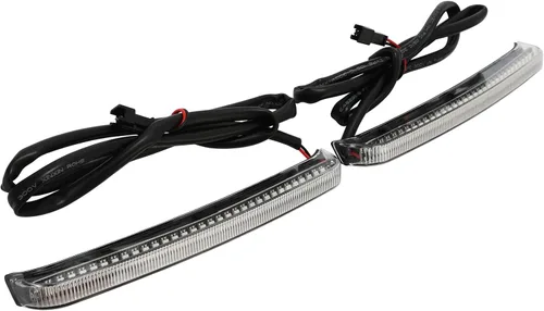 Miniatura 4 de TCMT - Luz LED para alforja con señal de marcha, freno y giro para Harley Electra Glide 2014-2024 con lente transparente