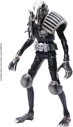 HIYA TOYS Judge Dredd: Judge Mortis - Figura de acción exquisita a escala 1:18 en blanco y negro