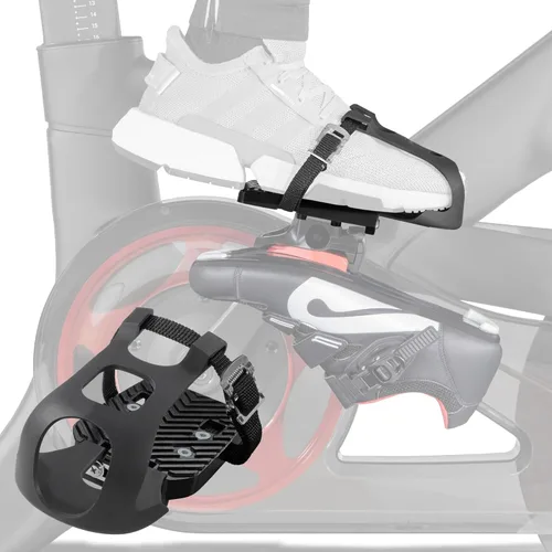 CyclingDeal Jaulas para dedos – Compatible con pedales Peloton Bike & Bike+ – Convierte pedales Peloton en pedales de doble función – Paseo con