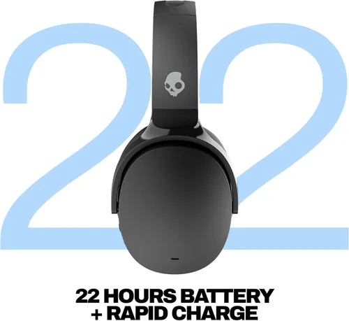 Miniatura 3 de Skullcandy Hesh ANC - Auriculares inalámbricos con cancelación activa de ruido, Bluetooth, hasta 22 horas de batería, diseño plegable y ligero