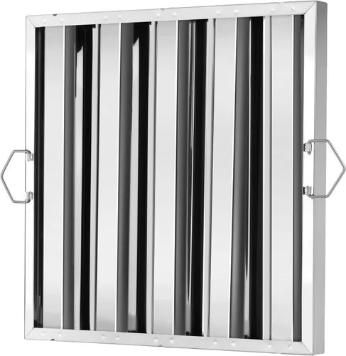 Miniatura 3 de New Star Foodservice 54378 Filtro de campana de acero inoxidable 20 pulgadas de ancho x 20 pulgadas de alto