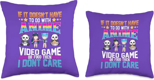 Miniatura 3 de Japanese Manga Anime Otaku Love Anime Video Food - Almohada japonesa para los amantes de la manga de juegos, 16 x 16, multicolor