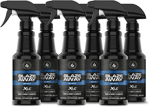 Blaze Away Ambientador comercial y eliminador de olores para olores fuertes, espray de habitación de grado industrial y desodorante de habitación