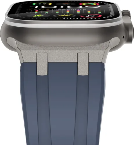 Miniatura 11 de NewWays AP - Correa de lujo para Apple Watch Ultra de 1.929 in 1.811 in 1.772 in 1.732 in 1.654 in 1.614 in 1.575 in 1.496 in para hombres