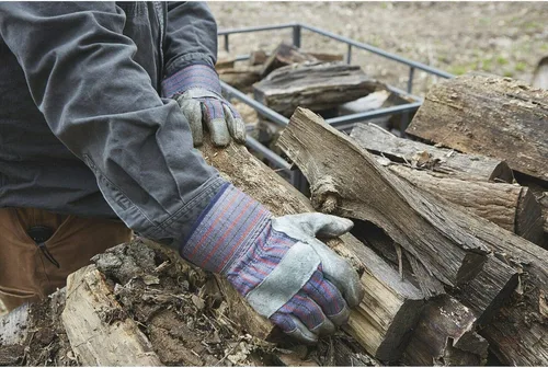 Miniatura 3 de Guantes de trabajo ATERET AG60 con puño de seguridad y pulgar en diagonal Juego de 12 pares Ideal para paisajismo y jardinería