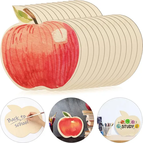 Miniatura 15 de Anglechic 12 paquetes de 30 centímetros de rebanadas de madera sin acabar con forma de ancla en blanco para manualidades, adornos