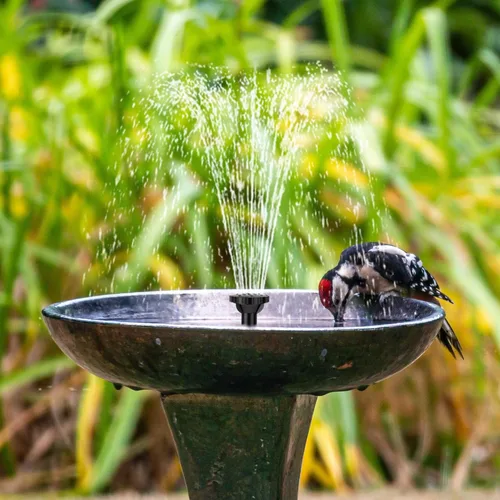 Miniatura 6 de Biling 7.5W Bomba de Agua Solar para Exteriores, Bomba de Estanque Solar Fuente Solar con Tubo DIY de 5 pies para Pequeños Estanques, Piscina