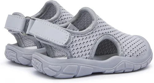 Miniatura 6 de BMCiTYBM Sandalias de verano con punta cerrada para bebé, niño, niña, zapatos ligeros, antideslizantes, para primeros pasos, 6, 9, 12, 18, 24 meses