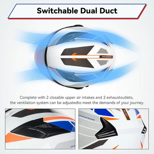 Miniatura 7 de Casco de motocicleta de cara abierta 3/4 para adultos, hombres y mujeres, aprobado por DOT, casco de carreras de bicicleta de calle, casco