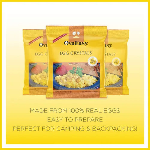 Miniatura 2 de OvaEasy - Cristales de huevo deshidratados – Bolsa de 4.5 onzas (4.52 oz) – Huevos en polvo hechos de ingredientes totalmente naturales – Polvo