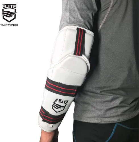 Miniatura 5 de ELITE - Protector de antebrazo y codo de Taekwondo. Tallas para niños y adultos (protector TKD) cómodo, ligero y protector