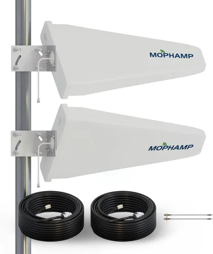 Miniatura 9 de Kit de antena periódica de registro MIMO 2x2 para puntos de acceso 4G LTE/5G, enrutadores, pasarelas Direccional de 15dBi compatible con AT&T