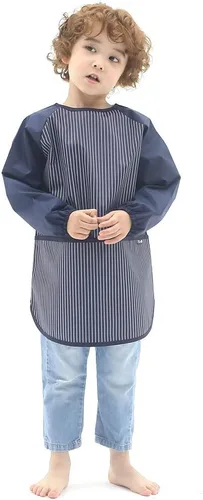 Miniatura 26 de Plie Kids Waterproof Art Smock – Long Sleeve Apron for Painting, Baking, Sensory Play (Ages 1–10)