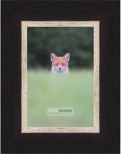 Poster Palooza 5x6 Inch Traditional Complete Wood Picture Frame with UV Acrylic Plexiglass, Foam Board Backing & Hardware Included - 5x6 Inch Frame