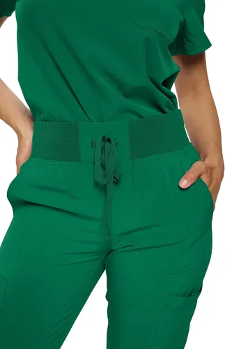 Miniatura 5 de Pantalones quirúrgicos acanalados para mujer