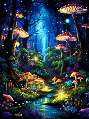 Miniatura 29 de Meothan Kits de pintura de diamantes de auroras boreales para adultos, arte de diamantes 5D de gran tamaño para principiantes adultos, pintura