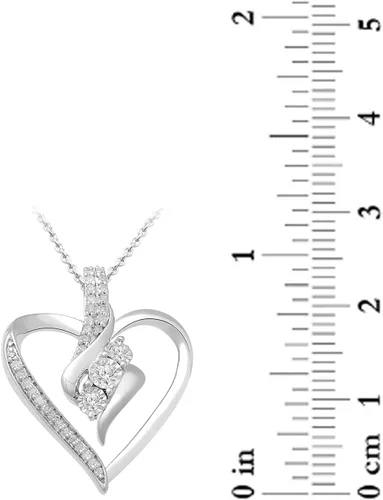 Miniatura 8 de Amazon Essentials Collar con colgante de diamantes de 3 piedras (1/4 cttw), 18 pulgadas (anteriormente colección Amazon)