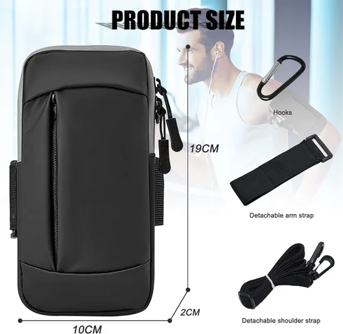 Miniatura 3 de Soporte para teléfono para correr, brazalete, bolso cruzado para teléfono celular, para mujeres, hombres, niños, iPhone 17, 16, 16e, 15, 14, 13, 12