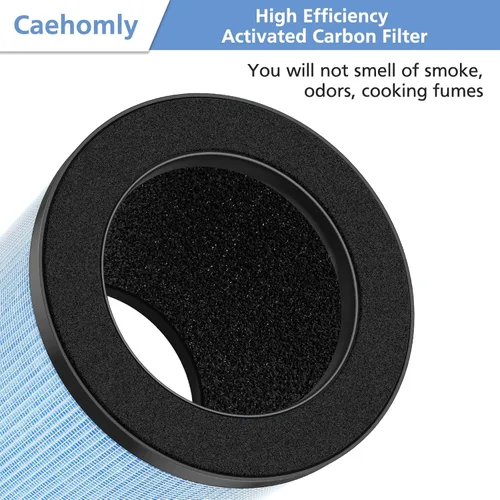 Miniatura 6 de Filtro de repuesto oficial MJ002H compatible con POMORON MJ002H Air Puri-Fier, H13 True Hepa, carbón activado, filtro multicapa, pieza