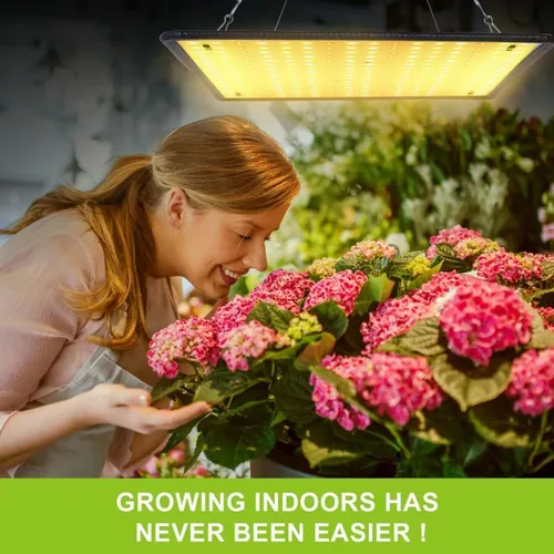 Miniatura 6 de Luz LED de crecimiento de espectro completo para plantas de interior con UV e IR, luz solar simulando plantas colgantes para plantas de semillero