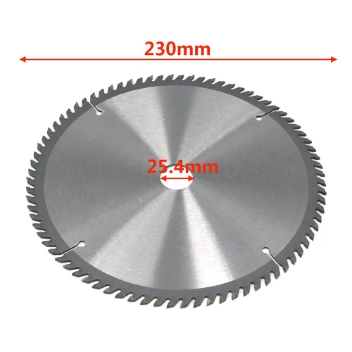 Miniatura 5 de Hoja de sierra circular con punta de carburo de 9 pulgadas y 40 dientes para cortar madera dura y blanda con eje de 1 pulgada