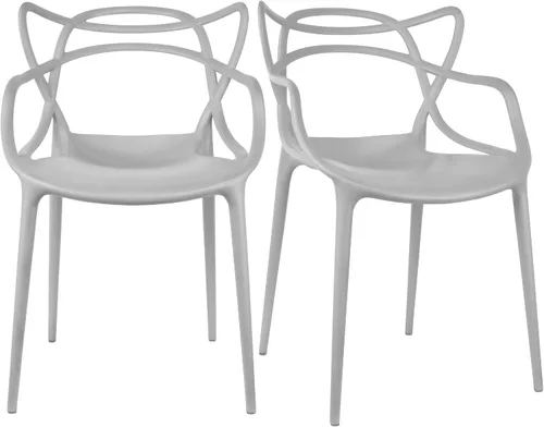 Miniatura 8 de 2xhome Silla de comedor moderna Silla auxiliar apilable para interiores o exteriores Plástico resistente a la intemperie para cocina, patio