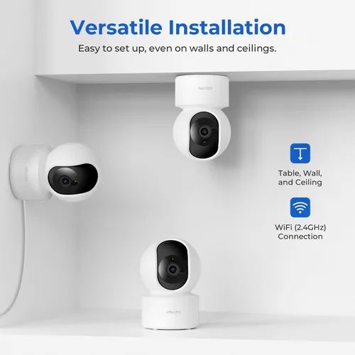 Miniatura 7 de IMILAB Cámara interior de 2.5K, cámara de habitación para dormitorio, perro/mascota/bebé/niñera con aplicación Xiaomi Home, cámara de seguridad