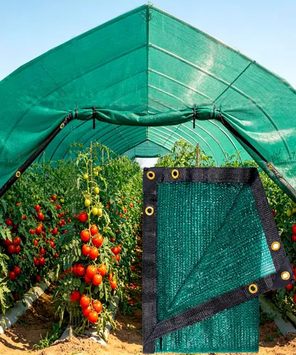 E.share Tela 40% verde de 3 x 10 pies, con ojales, protección UV, impermeable, para plantas de jardín, patio, pérgola, invernadero, gallinero,