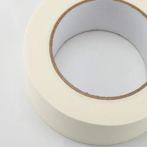 Miniatura 3 de Lichamp Cinta adhesiva ancha de 2 pulgadas, 1 cinta adhesiva de uso general, color beige, papel de enmascarar blanco, 1.95 pulgadas x 55 yardas
