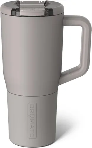 Miniatura 14 de BrüMate Müv – Taza de café térmica de 25 onzas, 100% a prueba de fugas, con asa y tapa, taza de café de acero inoxidable para viaje, taza de café