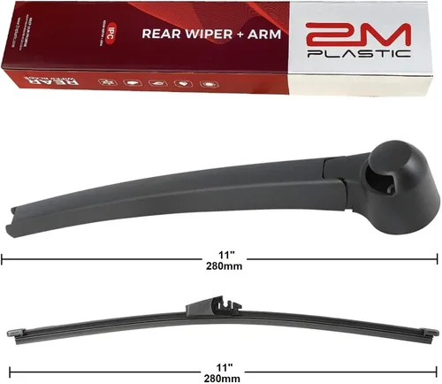 Miniatura 2 de Reemplazo del estilo del OEM de la fábrica de la cuchilla del brazo del limpiaparabrisas trasero para VW Tiguan 2009-2017