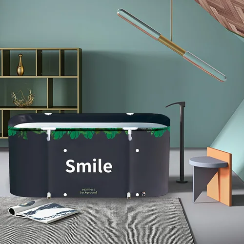 ptlsy - Bañera portátil para adultos, bañera plegable japonesa para baño de inmersión personal, bañera de agua caliente, fría y de hielo para el spa