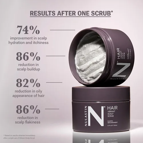 Miniatura 2 de NULASTIN Vibrant Scalp Scrub - Tratamiento exfoliante para cuero cabelludo seco, hidratante y limpiador para levantar la acumulación, prechampú