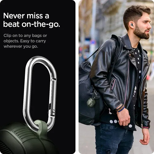 Miniatura 4 de Spigen Funda protectora resistente diseñada para Galaxy Buds Core (2025) / FE (2023) / Buds2 Pro (2022) / Buds 2 (2021) / Buds Pro (2021) / Buds
