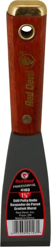 Red Devil Professional Series 4100 Cuchillo de masilla rígida; hoja de 1-1/2 pulgadas (630-4103)