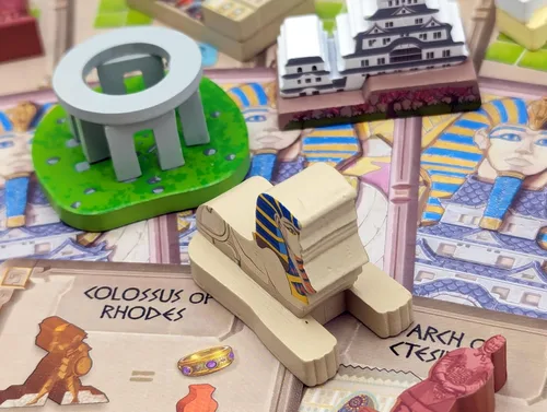 Miniatura 5 de World Wonders Mundo Expansion, juego de mesa de estrategia, para 1 a 5 jugadores y mayores de 14 años Arcane Wonders