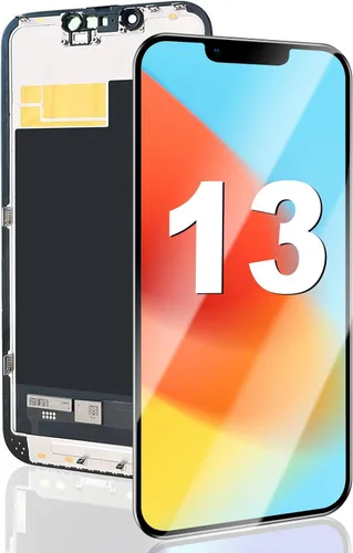 para iPhone 13 Reemplazo de pantalla, al por mayor, pantalla LCD Full HD completa, digitalizador táctil 3D, marco de montaje con adhesivo para la
