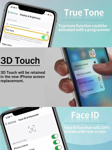 Miniatura 5 de Ayake® Para iPhone 12 Pro Max Reemplazo de pantalla Full HD, pantalla LCD de 6.7 pulgadas y digitalizador táctil Herramientas de reparación