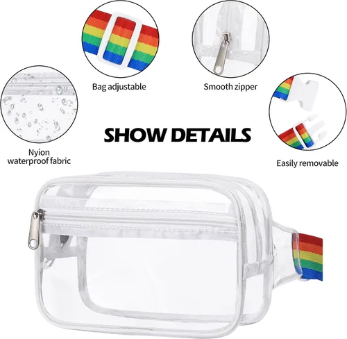 Miniatura 188 de Riñonera cruzada para mujeres y hombres, bolsa para cinturón para senderismo con correa ajustable, riñonera para correr, entrenamiento, deportes